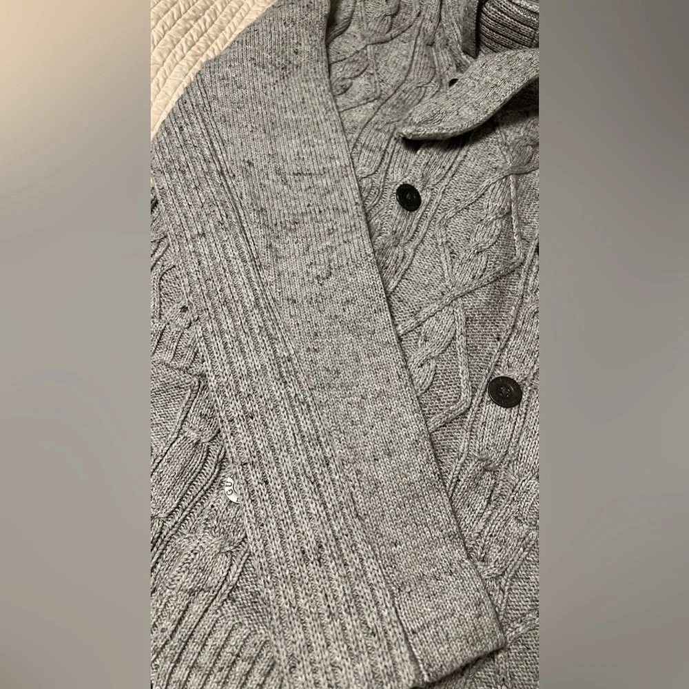 Vintage GUESS Double breasted cable sweater - Picture 8 of 15